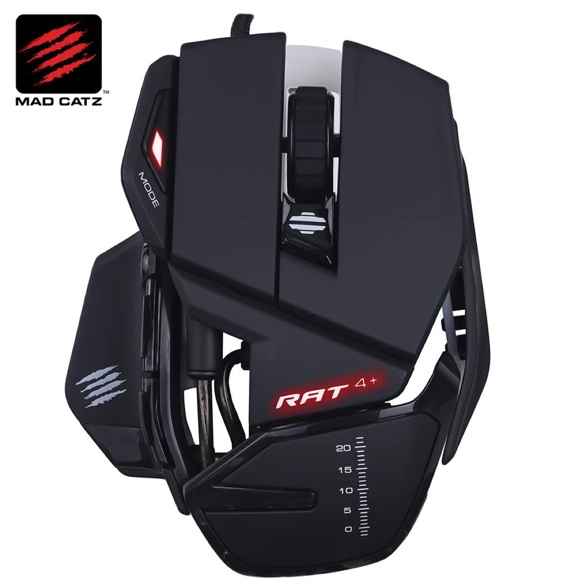 Mad Catz マッドキャッツ R.A.T.4+ 有線 ゲーミング マウス 9ボタン 2年保証 R