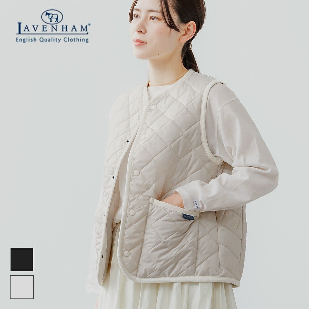 【2026春夏】LAVENHAM（ラベンハム） Cocoon Thornham コクーン ソーンハム キルティングベスト LV10125 ラブンスター アウター ジレ