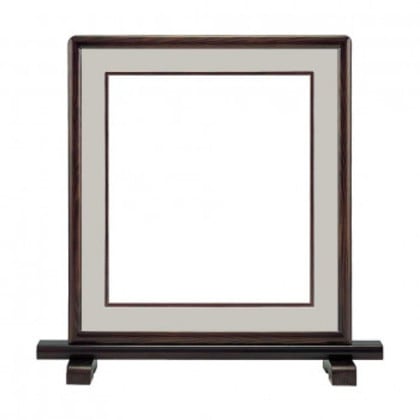 大額 4804 色紙硯屏 コクタン色/グレー