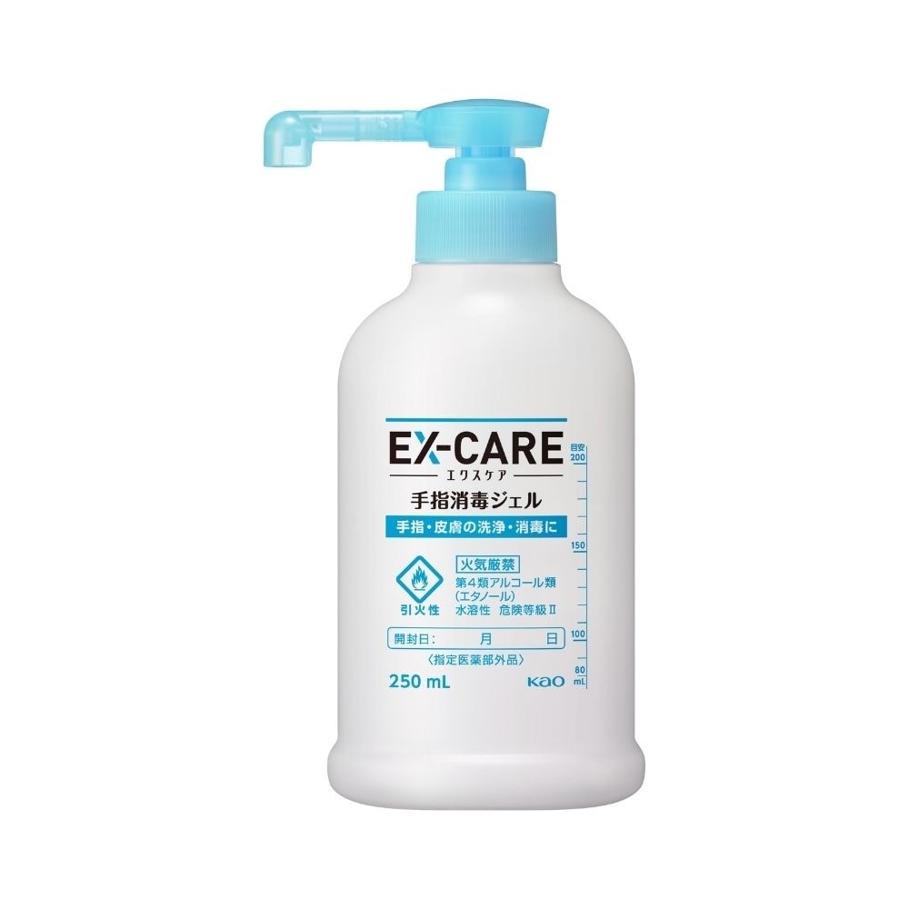 花王　EX-CARE　手指消毒ジェル　業務用　250mL×10本入【取り寄せ商品・即納不可・代引き不可・返品不可】