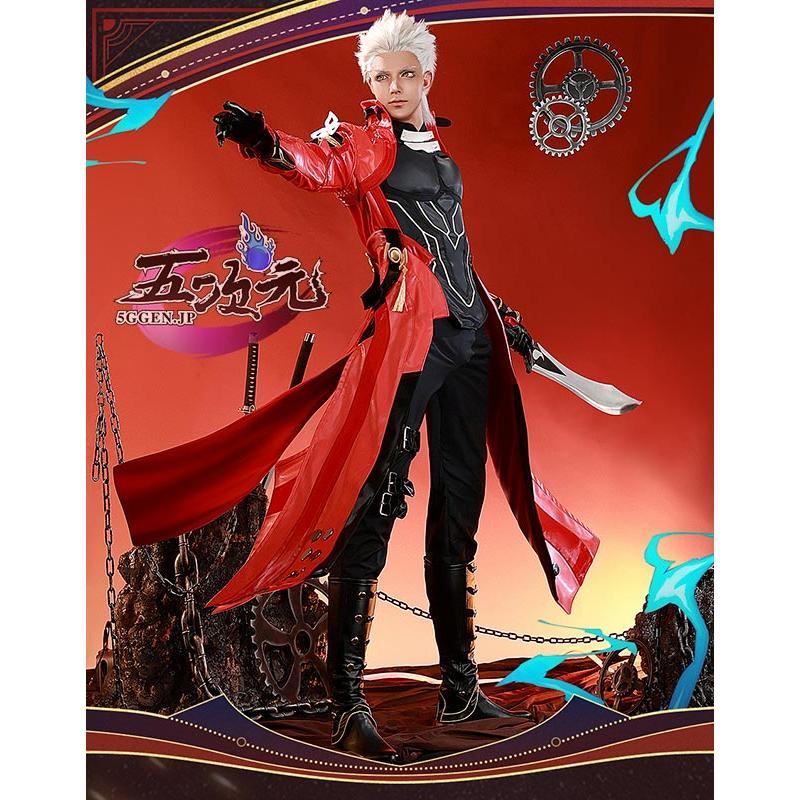 即納あり 五次元　崩壊スターレイル　コスプレ　アーチャー　Archer　FATEコラボ　衣装　ins大人気 ウィッグ　靴　髙!品!質