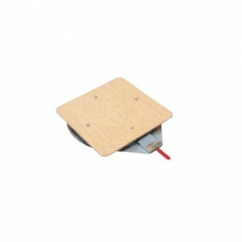 サカエ クルクル回転盤 合板天板 400x509x30mm ハンドストッパー付 KS-40T
