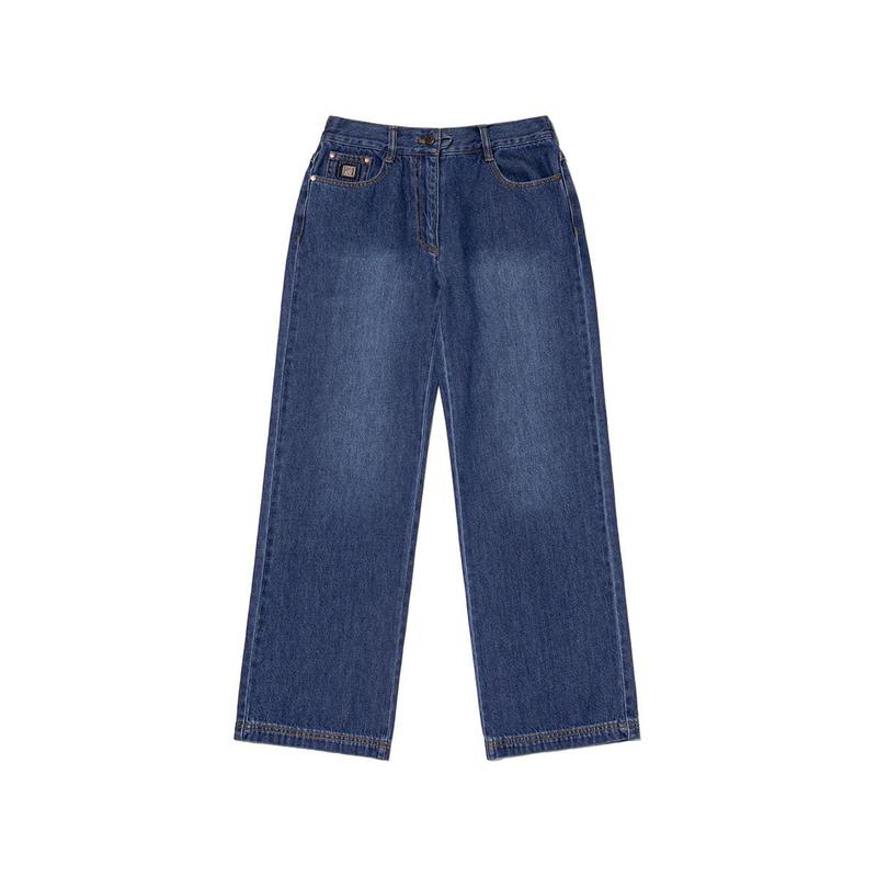 [公式] RGBストレートデニムパンツ ウーマン BLUE