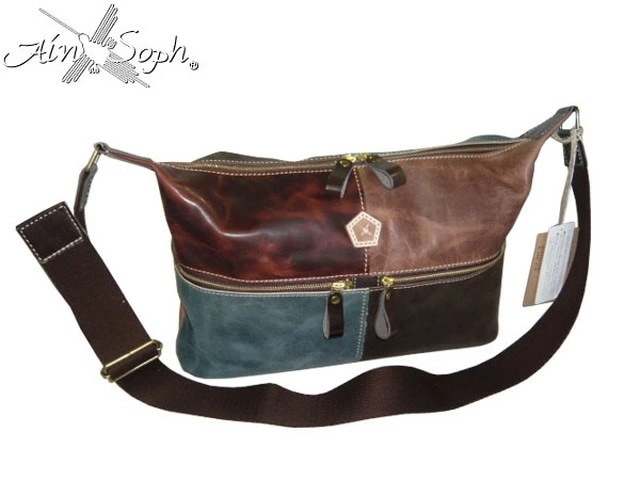 Ain Soph 牛革 革ショルダーバッグ ASE1226-HP ain44