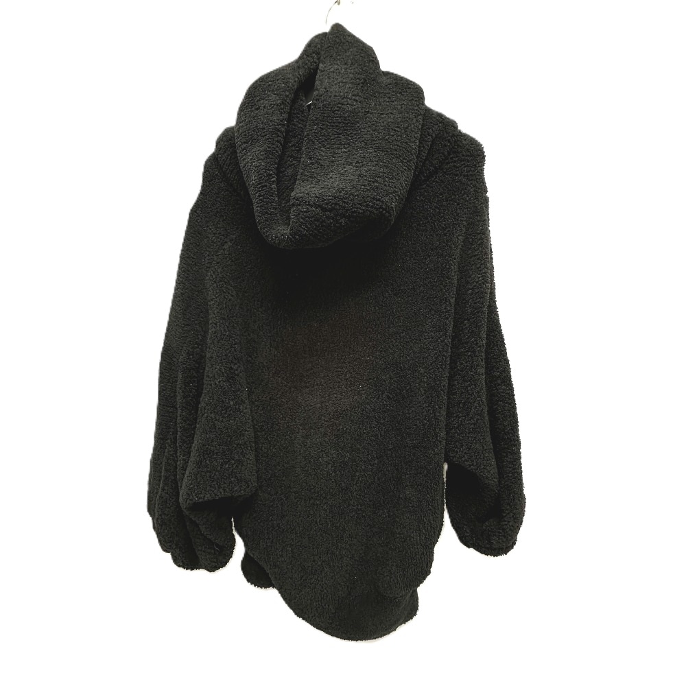 ニット フード ニット アパレル コットン ブラック