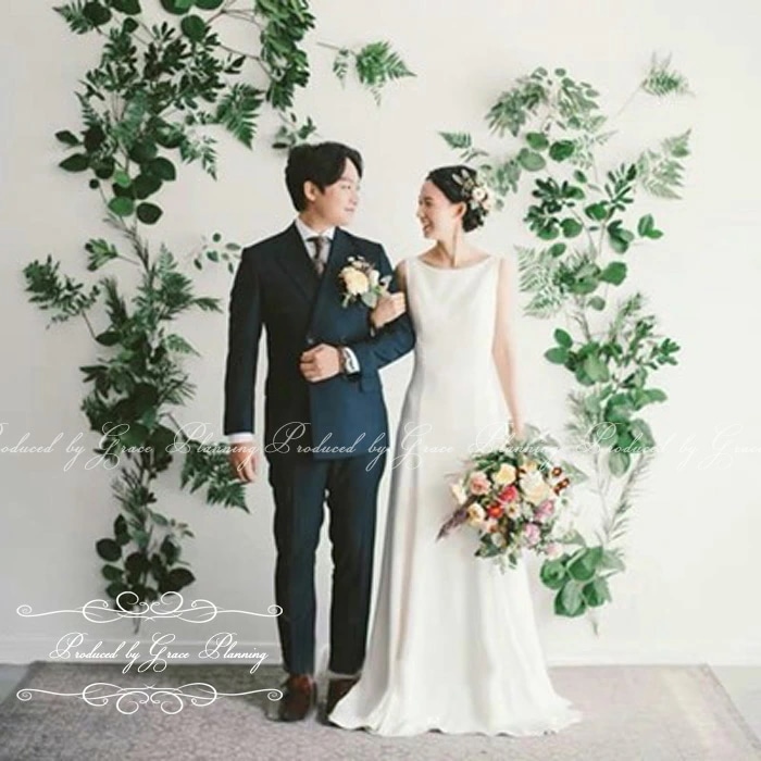 ウェディングドレス 背中ファスナーで着やすいドレス フォトウエディング 二次会 白 ウエディング フォト婚 リゾート婚 1.5次会 海外挙式にオススメ gcd7000