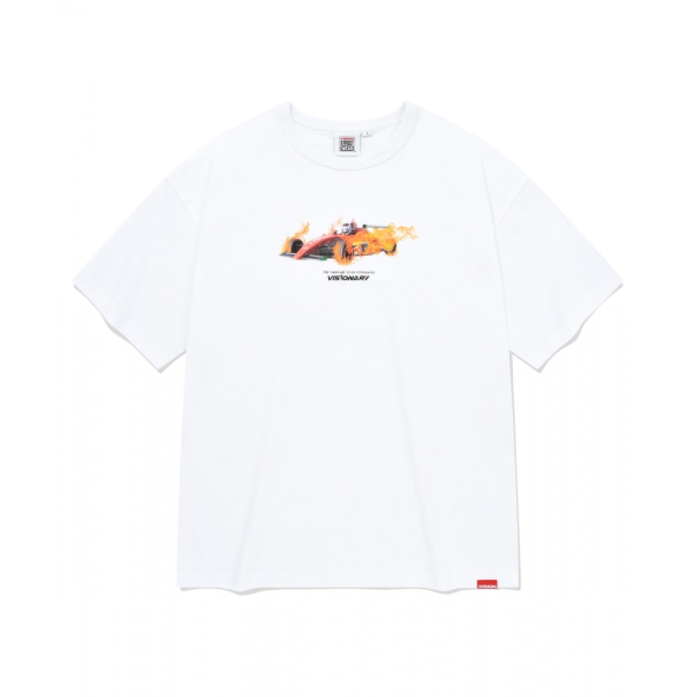 VISION ストリートウェア VSW ブレイジングオート Tシャツホワイト