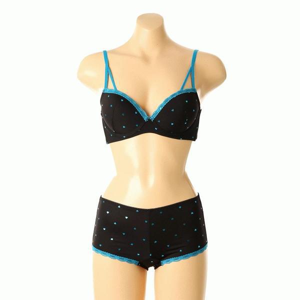 Eカップ女性ブラ四角ショーツセットSBRD593ESG