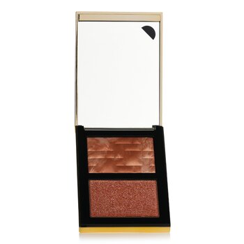 Bobbi Brown リュクス イルミネイティング デュオ (ハイライティング パウダー + シマリング パウダー) - # ソフト ブロンズ