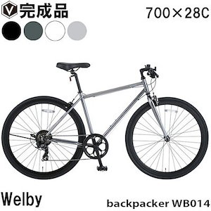 Qoo10] Welby クロスバイク 自転車 完成品 70028