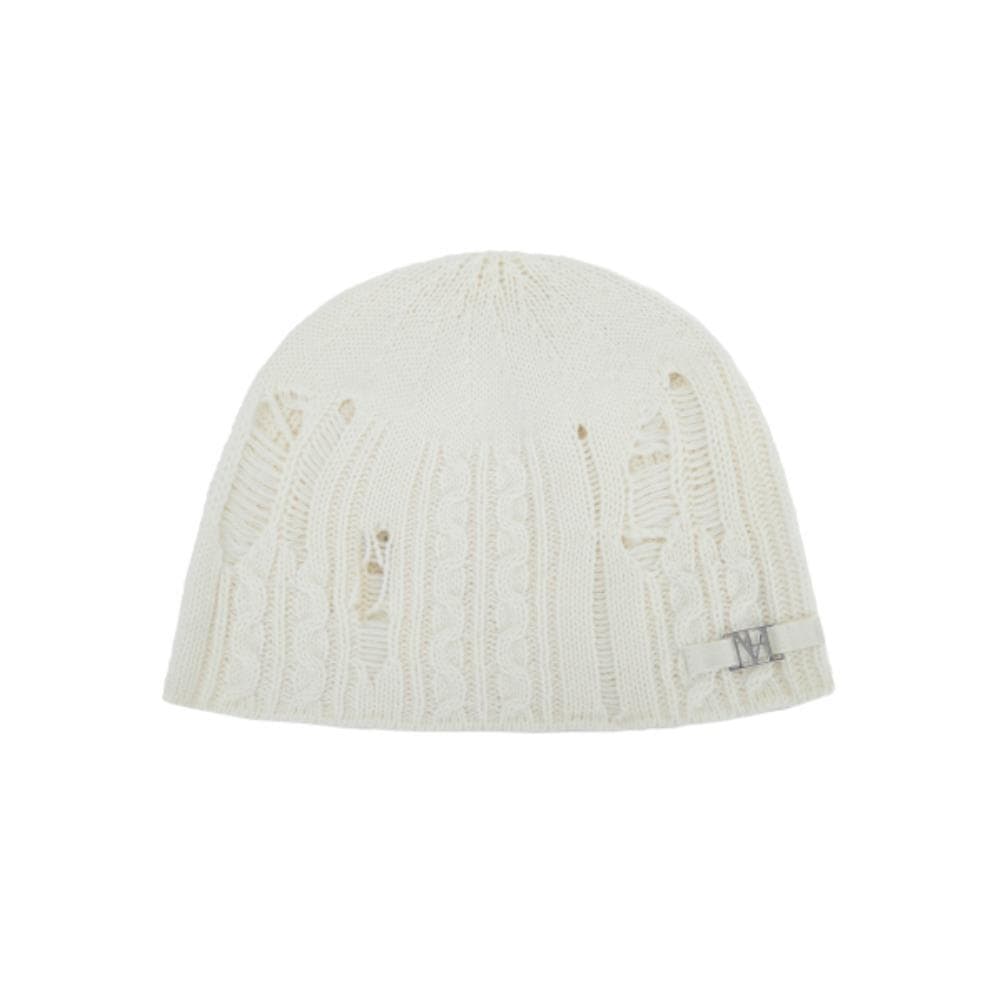 TREEMINGBIRD TMB Dubre Cable Damage Beanie Ivory TM253