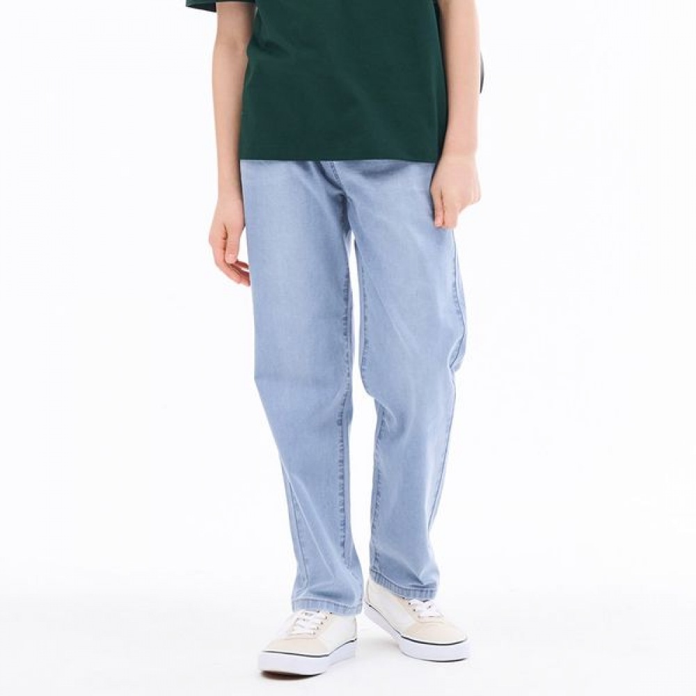 [オーシャンスカイ] 男の子用クール機能ストレートフィットバンディングジーンズ