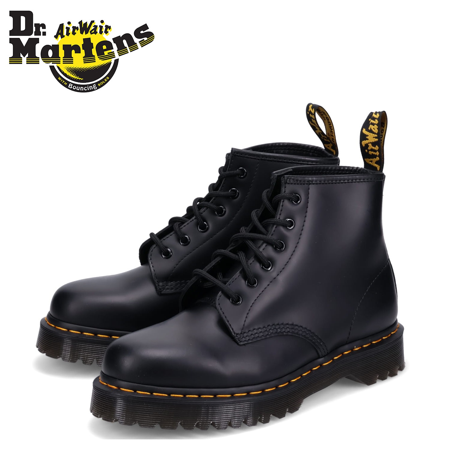 101 6ホール ブーツ ベックス メンズ ブラック 黒 26203001