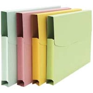 （まとめ）ジョインテックス 紙製ケースファイルA4 3個入 黄 D072J-YL(×10セット)