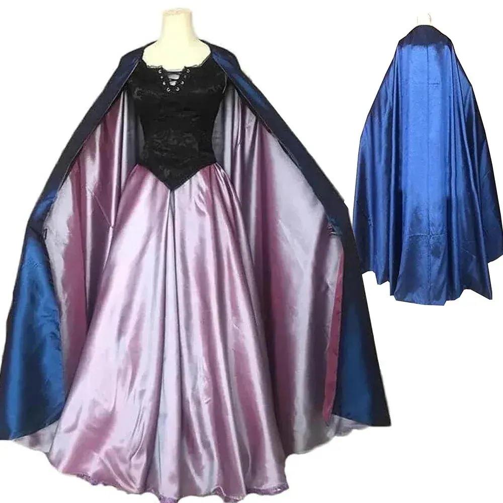 一部在庫ありヴァネッサコスプレ衣装アリエル人魚姫ドレスマント付きハロウィンクリスマスワンピース