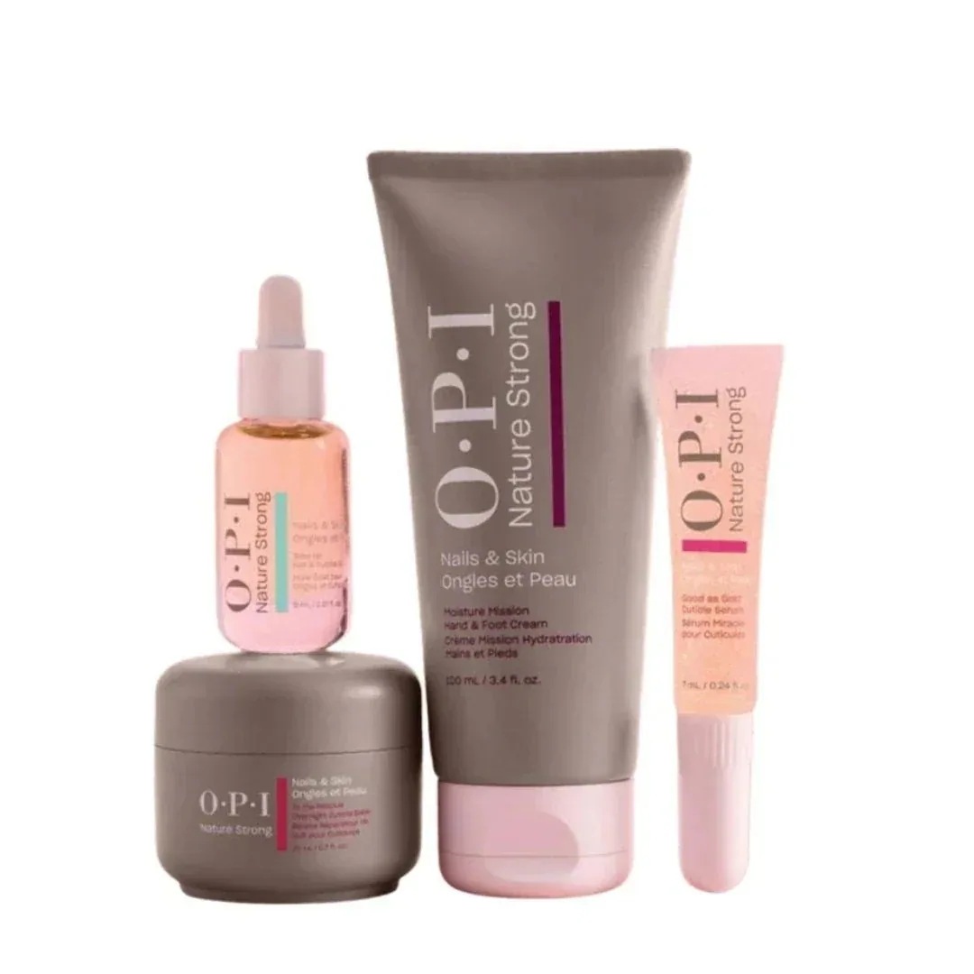 [国内正規品] オーピーアイ ネイチャーストロング ネイル＆スキンケア トライアルキット OPI プロスパ 自然由来成分 ヴィーガン処方 角質層 潤い 浸透 手肌 指先周り 一年中