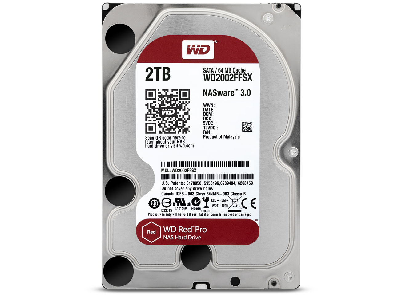 WESTERN DIGITAL 3.5インチ 2TB HDD WD2002FFSX [2TB SATA600 7200] 即納OK