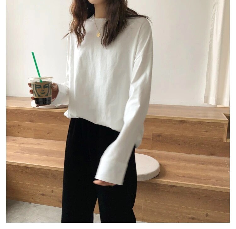 Tシャツ tシャツ トップス 長袖 tシャツレディース ティーシャツ レディースファッション カットソー カフス 上品 クール クラシック 主役級 楽ちん 着やせ レトロ 大人っぽ カジュアル