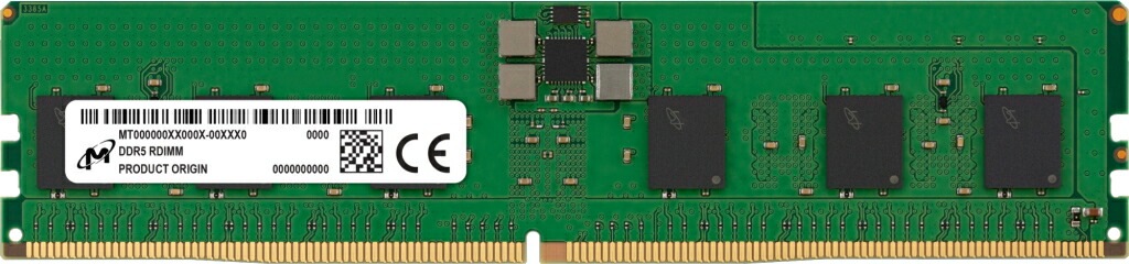 crucial [MTC10F1084S1RC48BA1R] DDR5 RDIMM 16GB 1Rx8 4800 CL40(Single Pack)