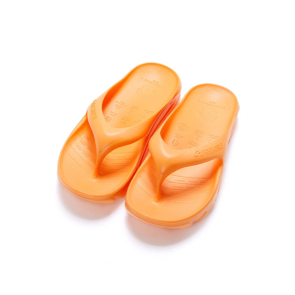 フリップフロップオレンジシューズ ビーチサンダル ビーチシューズ サンダル バカンスシューズ ファッション ノンスリップ 履き心地