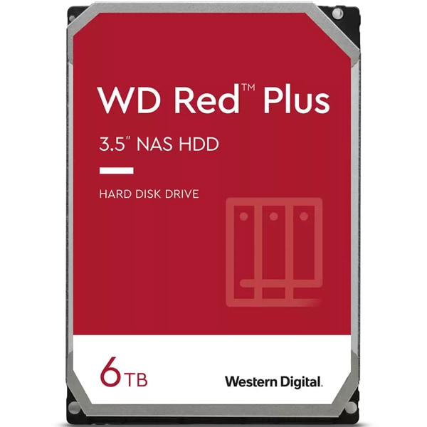 0718037-899787 WD Red Plus 3.5インチHDD 6TB 3年保証 WD60EFPX