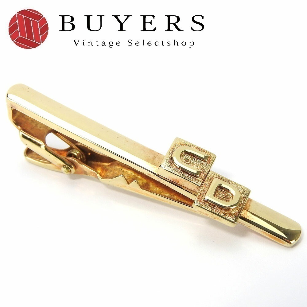 中古 タイピン メタル ゴールド メッキ GP CDロゴ メンズ 男性