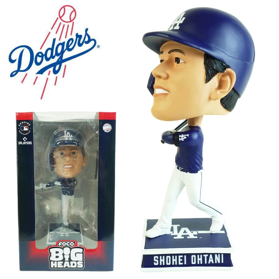 大谷翔平 ボブルヘッド 9.5インチFOCO MLB BIG HEADS 9.5INCHLA DODGERS ロサンゼルス ドジャースメジャー リーグ ベースボールマス