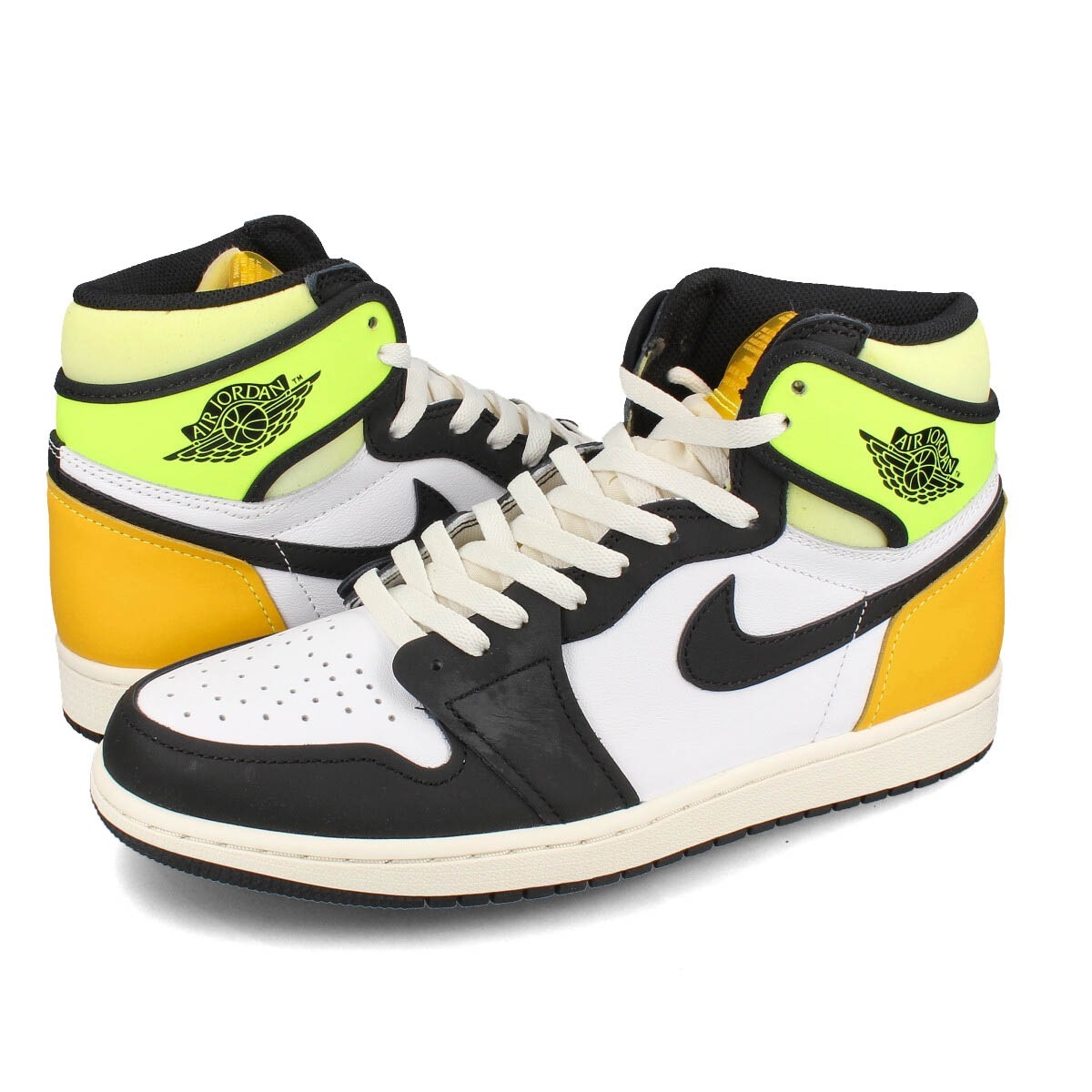 AIR JORDAN 1 RETRO HIGH OG WHITE/VOLT/UNIVERSITY GOLD