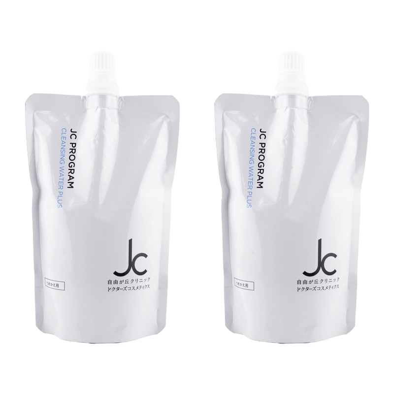 [2個セット]JC PROGRAM クレンジングウォーター プラス 200mL メイク落とし洗顔料 つめかえ用 洗顔不要 マツエクOK オイルフリー[ギフトラッピング対応]