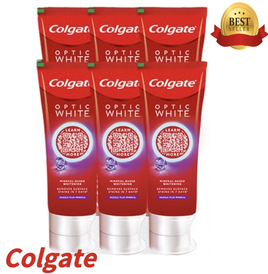 [ 1+1+1+1+1+1 ] BESTオプティックホワイト ダズリング 100g 6個 美白歯磨き粉ミネラル歯磨き粉 美白 歯磨き粉