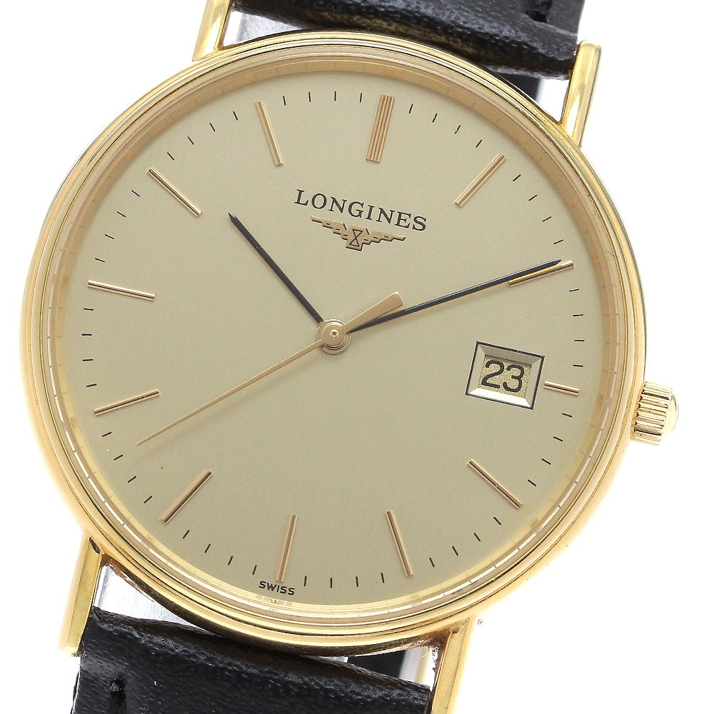 ロンジン LONGINES L4.720.2 プレザンス デイト クォーツ ボーイズ 保証書付き_910927【中古】 32,955円
