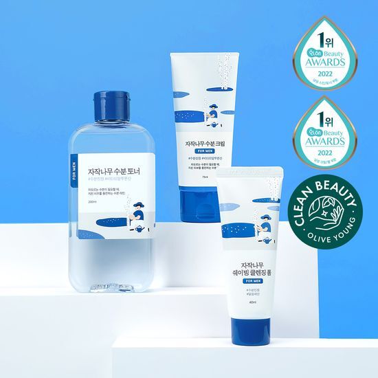 ラウンドラのPomade Man自家製ノニトナー/クリーム2種類セット（シェービングフォーム40ml付き）