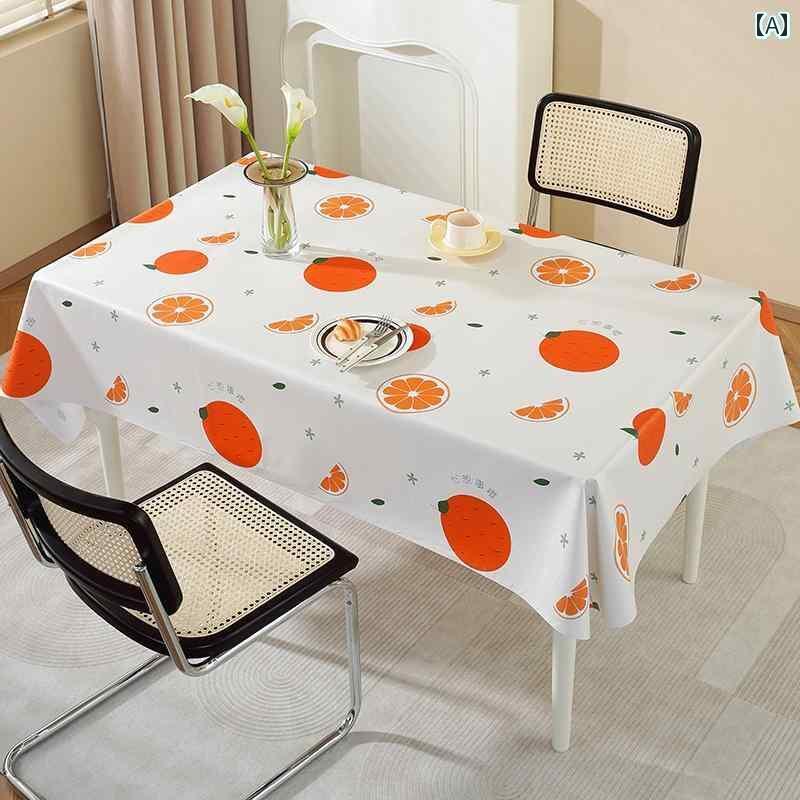 テーブルクロス おしゃれ インテリア ティー コーヒー カバー 家庭 レストラン カフェ 喫茶店 ダイニング 小さめ 洗える 防水 耐油性 シンプル