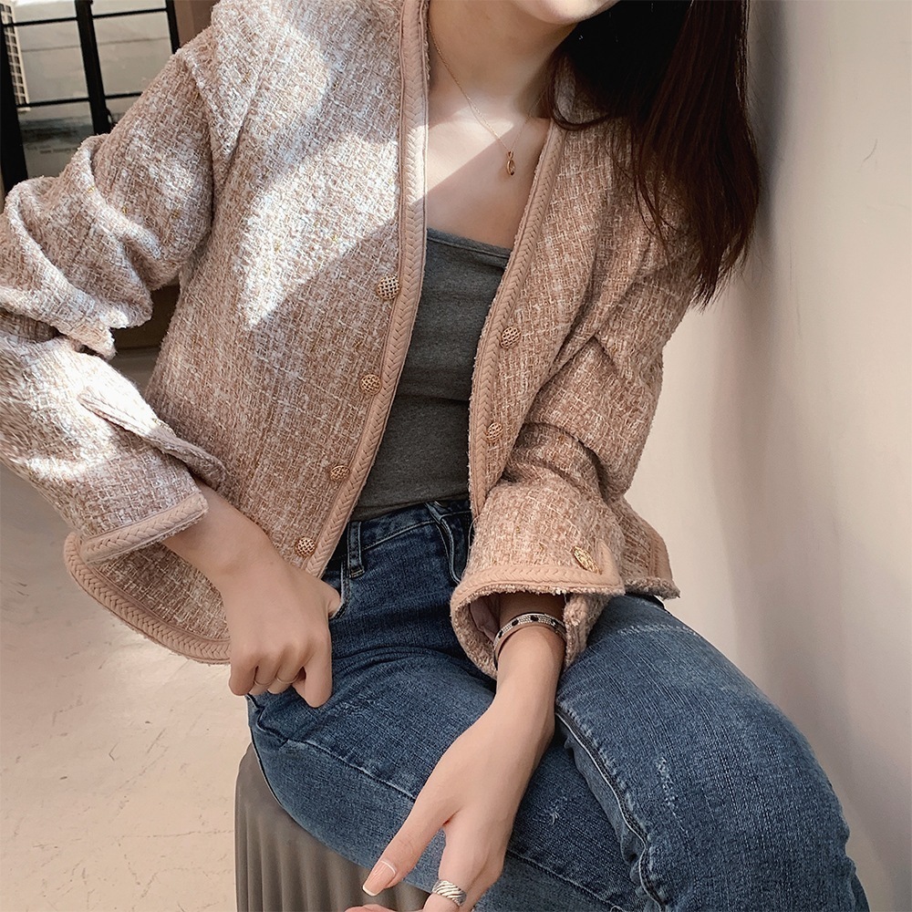 アウター ジャケット 袖あり 長袖 厚手 大人可愛い きれいめ シンプル カジュアル 大人 上品 おしゃれ お洒落 かっこいい レトロ 大人女子 こなれ感 ガーリー 存在感 柄 秋 冬 20代 30代