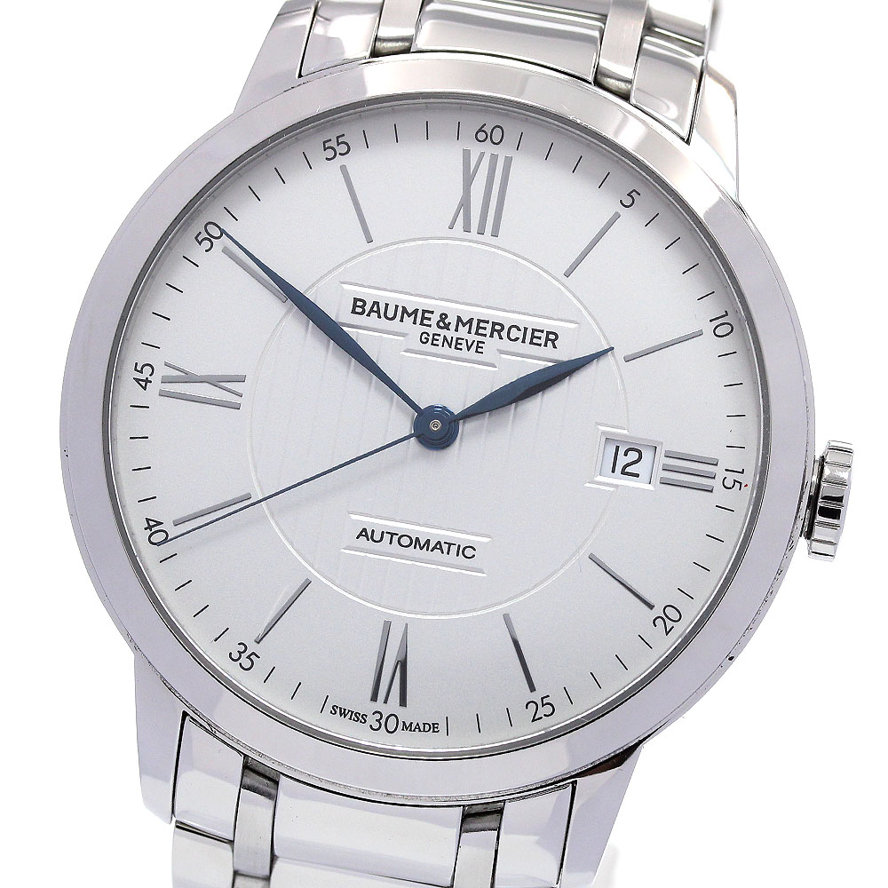 ボーム&メルシェ Baume & Mercier 65773 クラシマ デイト 自動巻き メンズ 良品 _847699【中古】