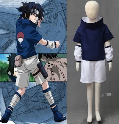 うちはサスケ　コスプレ　Lサイズ 在庫品】HOLOUN なるとNaルto疾風伝 忍び 忍者 うちはサスケの