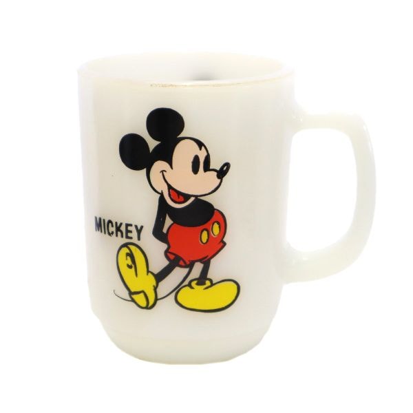 Fire-King - ファイヤーキング ミッキーマウス マグカップ Fire-King スタッキングマグ Disney ミッキーマウス [ベース
