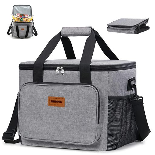 クーラーボックス 保冷バック 大容量 30L 4層断熱 保冷 保温 折り畳み収納可能 軽量 ソフト 手提げと肩掛け両用 お弁当収納バッグ ピクニック/運動会/通勤/キャンプ/お花見/BBQ/レジャー/