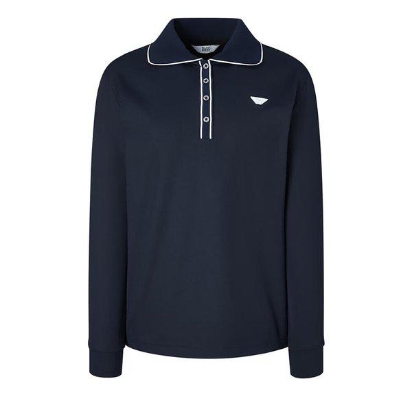 AK水原店 25FW PREMIUM 女性 リブ 4ボタン カラー Tシャツ DNTS5C6