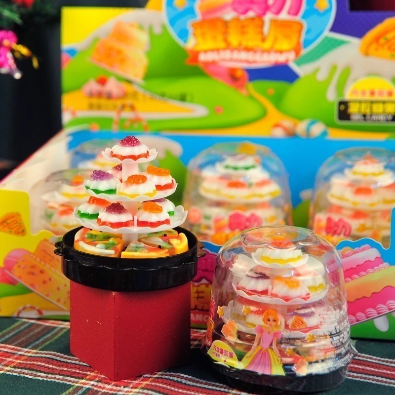 ケーキハウス型のソフトキャンディ子供用幼稚園クリスマスプレゼントにかわいいキャンディ お菓子 大人 子供 誕生日プレゼント