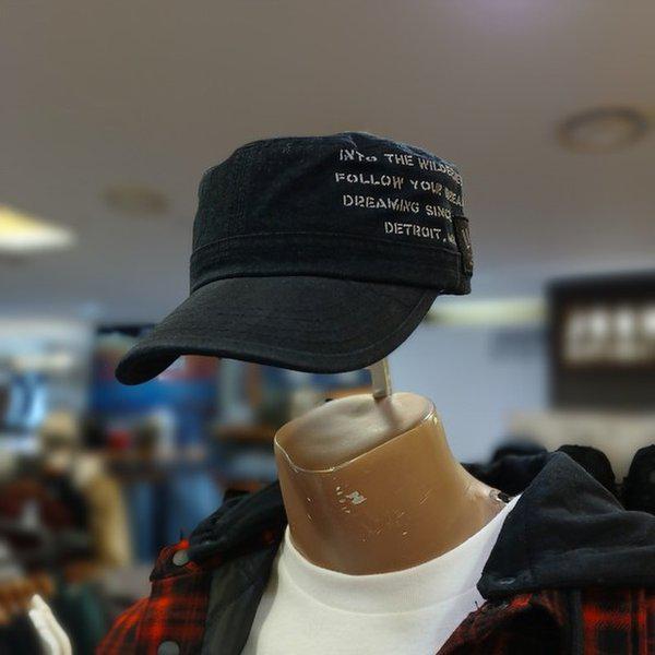 （共用）ヴィンテージレタリング刺繍軍帽 JR2GCU522BK_BP