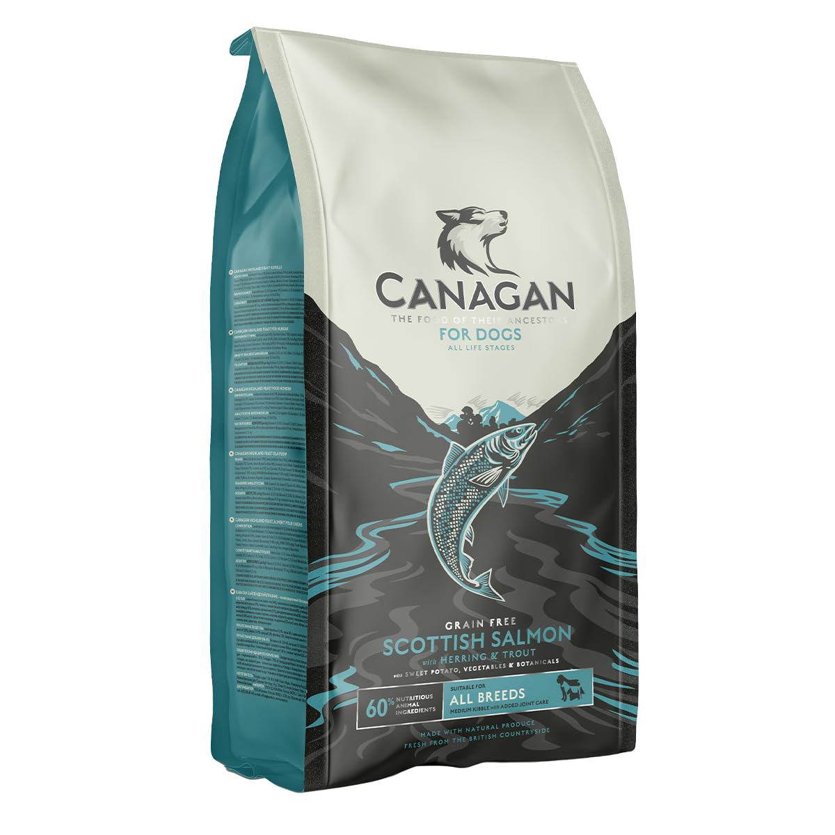 カナガン ドッグフード サーモン (2kg) ドライフード 全犬種・全年齢 対応 【着色料・香料不使用 グレインフリー】 CANAGAN CDFS