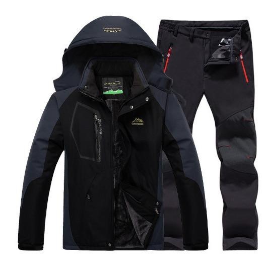 緊急SALE!!!2枚1OO円OFF！ マウンテンジャケット メンズ 2点セット マウンテンパーカー レディース 上下セット アウトドアウェア ズボン 防水 ハイキングジャケット 防寒着登山服 男女兼