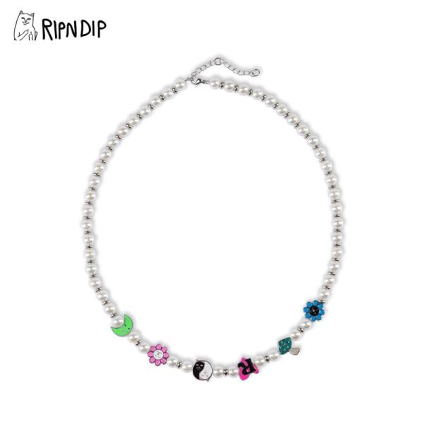 リップンディップ RIPNDIP Lucky Charms Pearl Necklace チャーム ネックレス アクセサリー