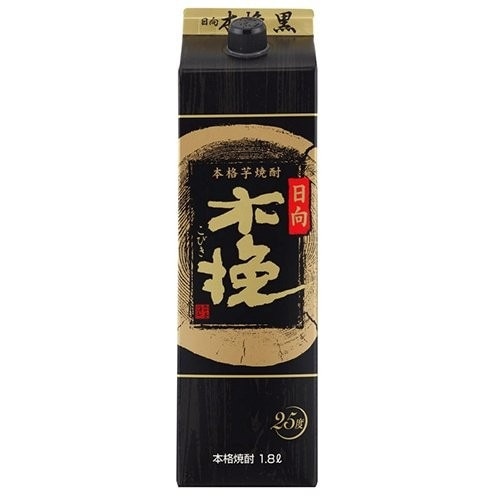 【送料無料】雲海酒造 芋焼酎 日向木挽 黒麹 黒ラベル 芋 25度 1800ml 1.8L12本【北海道沖縄県東北四国九州地方は必ず送料が掛かります】