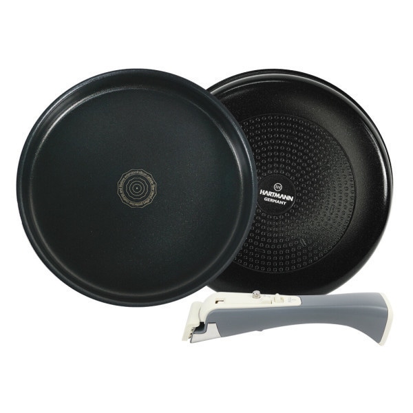 IH/Frying Pan/30cm/Grilling Pans/Multi/Meat/Girill/Handle/Set/2P/Germany/HARTMANN/Brand