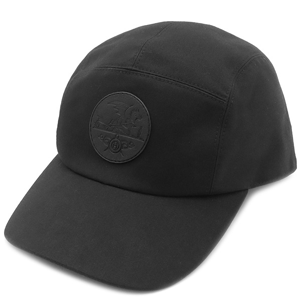 エルメス HERMES キャスケット ネヴァダ セルジュ コットン ブラック #59 新品 未使用 黒 【箱】【中古】