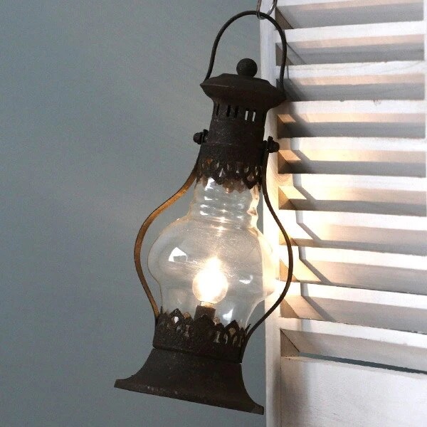 ランプ LED ベッドサイド ヴィンテージ コードレス インダストリアル 持ち手付き （ おしゃれ