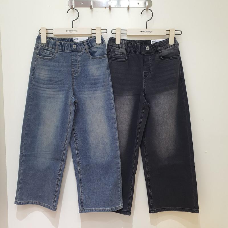 [モダ富平] フルバンディング裏起毛ワイドデニムパンツ/14540-155-802-10_BP