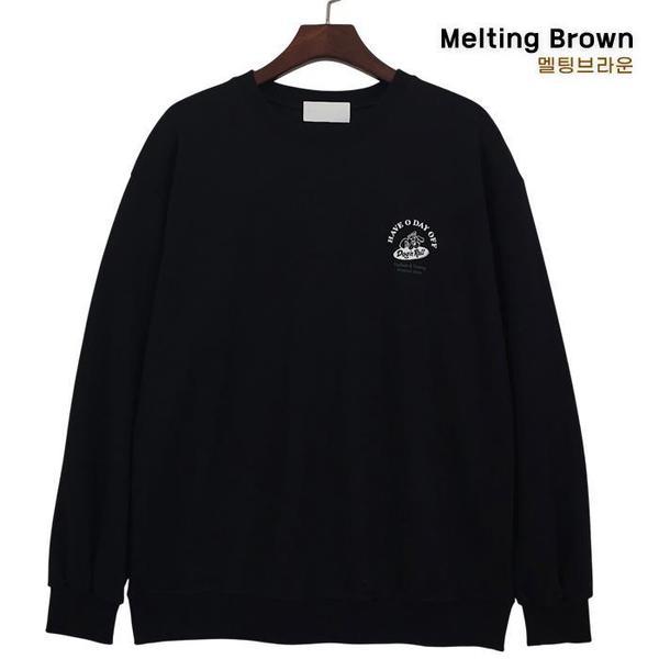 メンズマンツーマンメンズオーバーフィットTシャツ DR25